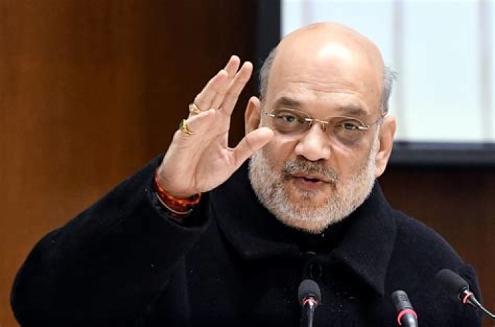 Amit Shah as seen in a picture that was taken in February 2019