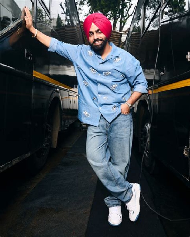 Ammy Virk in an Instagram selfie as seen in January 2018