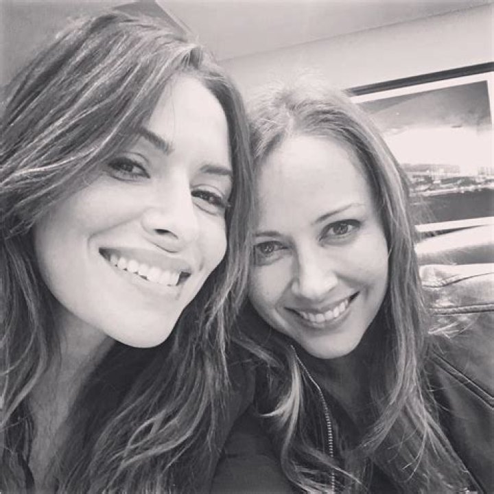 Amy Acker in a selfie with James Carpinello in April 2017