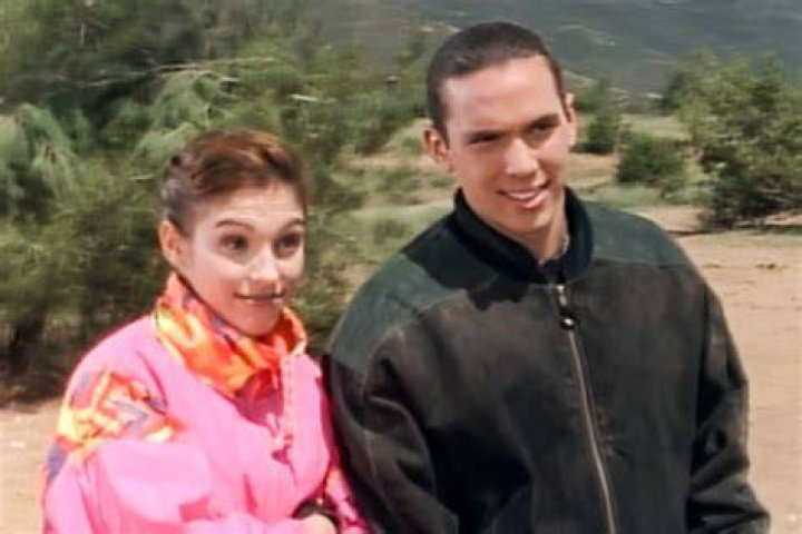 Amy Jo Johnson and Jason David Frank in a selfie in August 2018