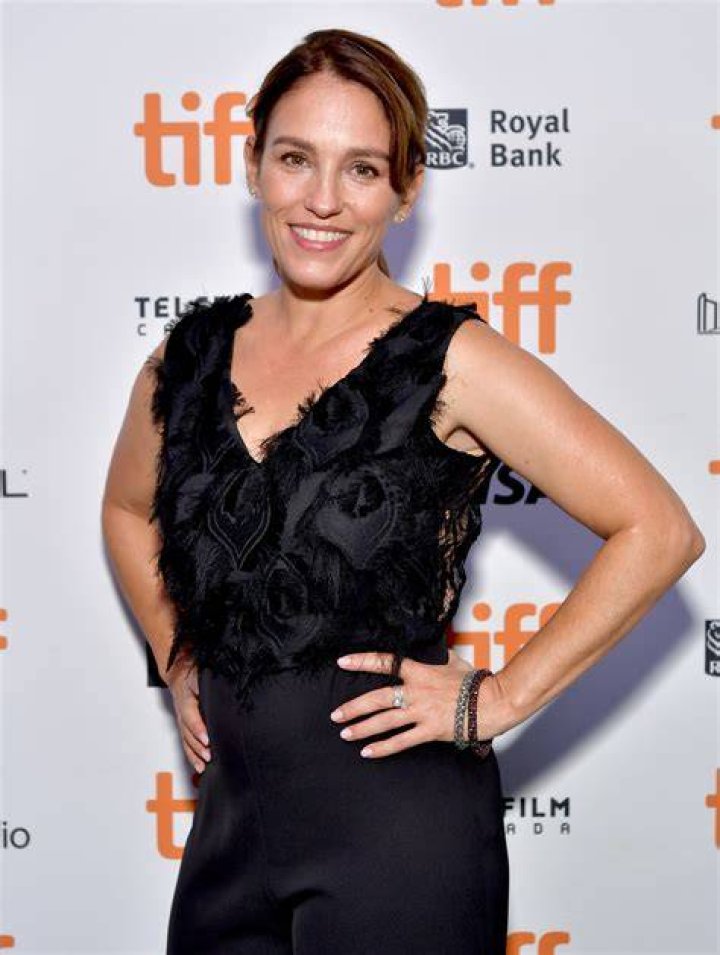 Amy Jo Johnson during an event in February 2015