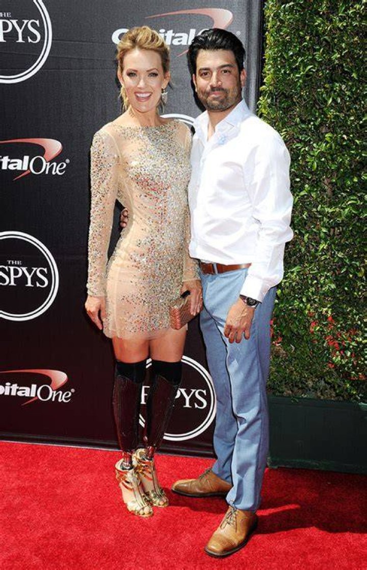 Amy Purdy and Daniel Gale, as seen in September 2020