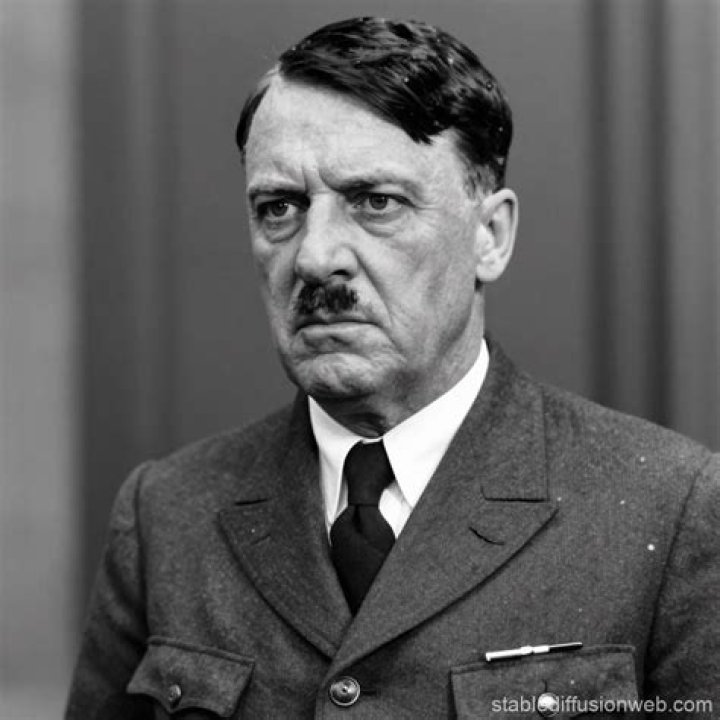 An image of Adolf Hitler in color