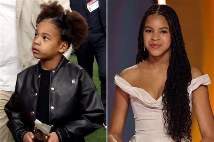 An infant Blue Ivy Carter as seen in a picture with her mother