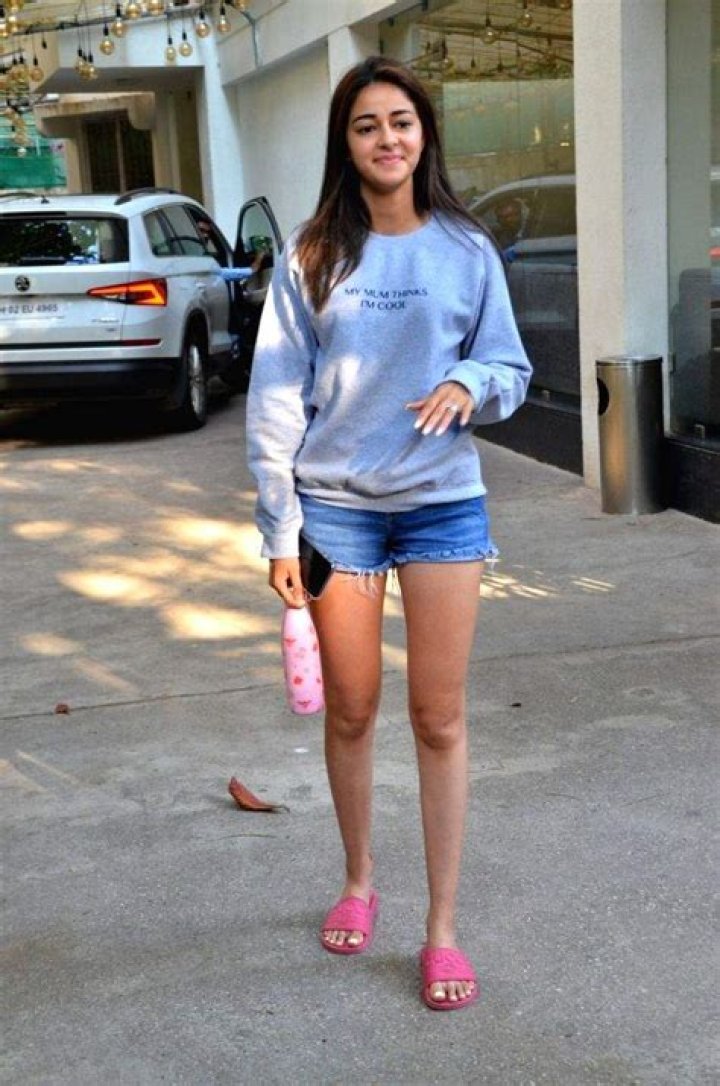 Ananya Pandey as seen in April 2018