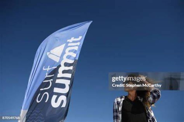Anastasia Ashley at Foz do Lizandro during day 2 of Surf Summit before Web Summit 2017