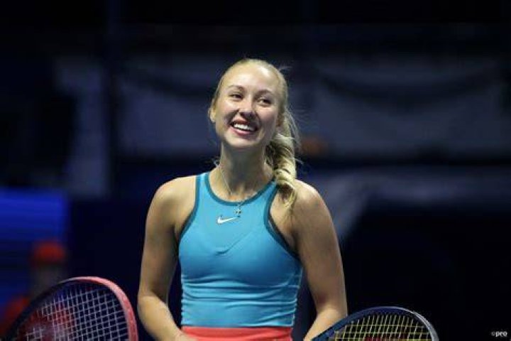 Anastasia Potapova as seen in a selfie that was taken in March 2023