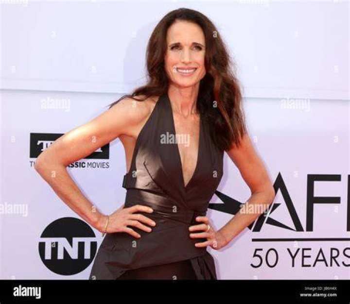 Andie MacDowell (Center) in June 2018