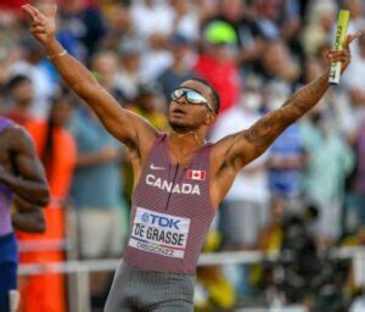 Andre De Grasse as seen at the 2019 ISTAF in Berlin, Germany