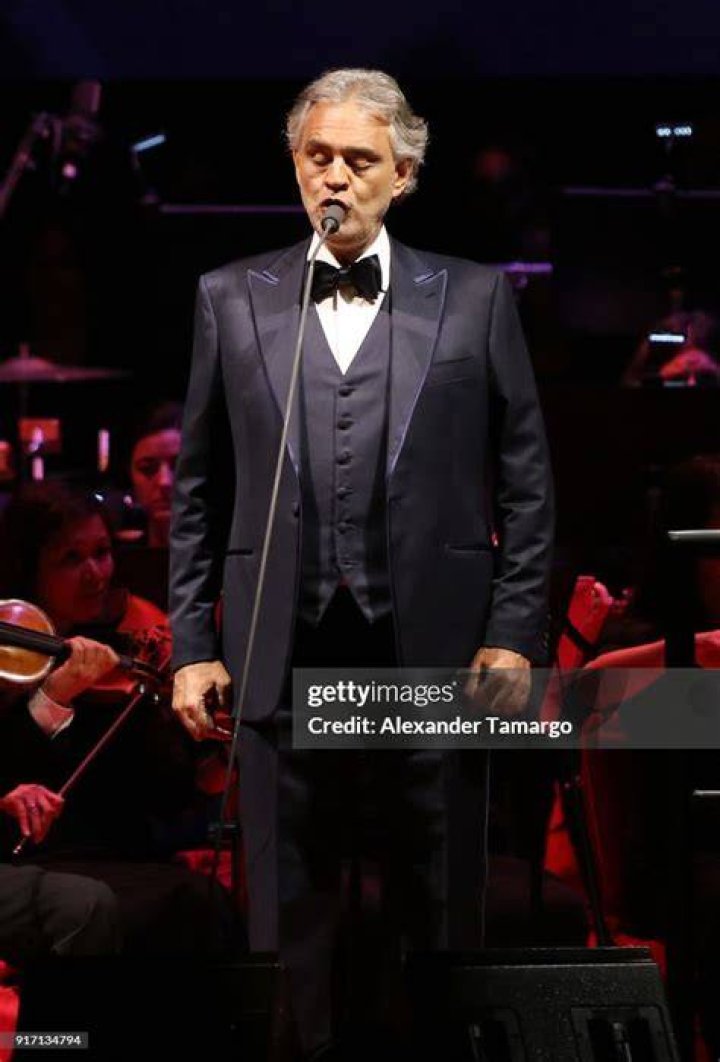Andrea Bocelli as seen in August 2009