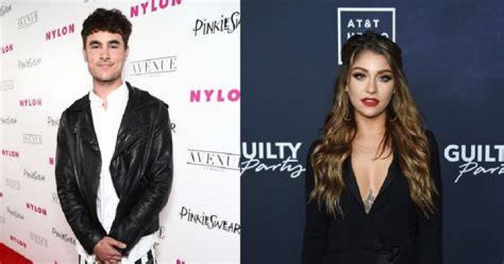 Andrea Russett and Kian Lawley in a picture shared on social media in 2014