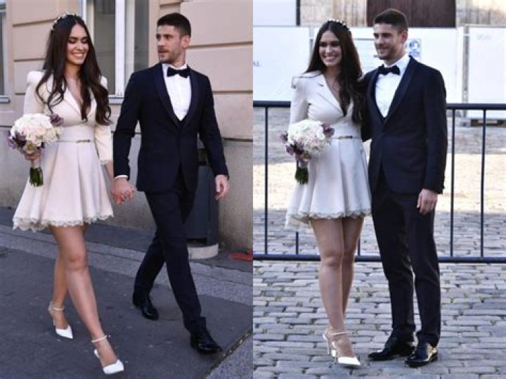 Andrej Kramarić and Mia Ćurković, as seen in February 2021