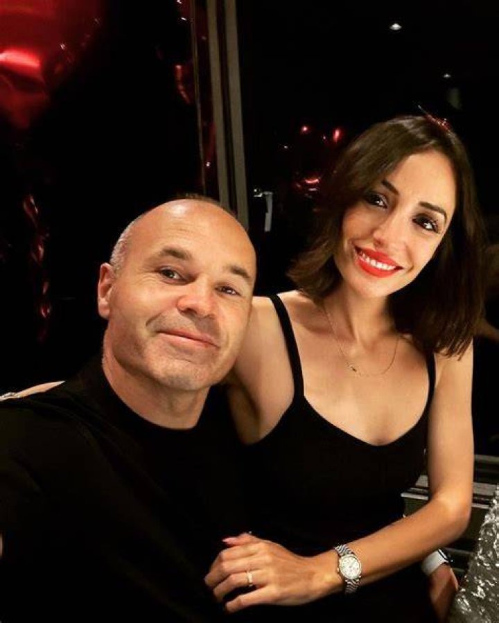 Andres Iniesta and Anna Ortiz