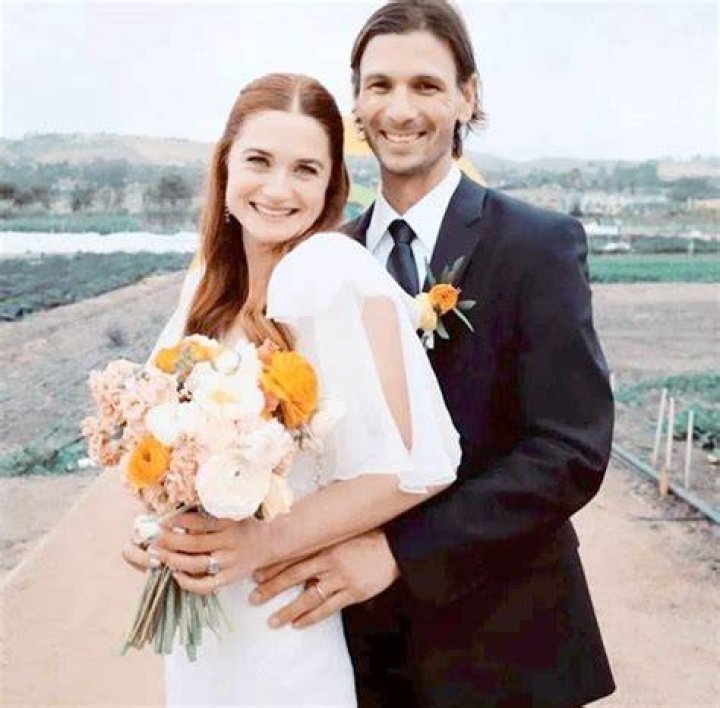 Andrew Lococo and Bonnie Wright in an Instagram post in June 2022