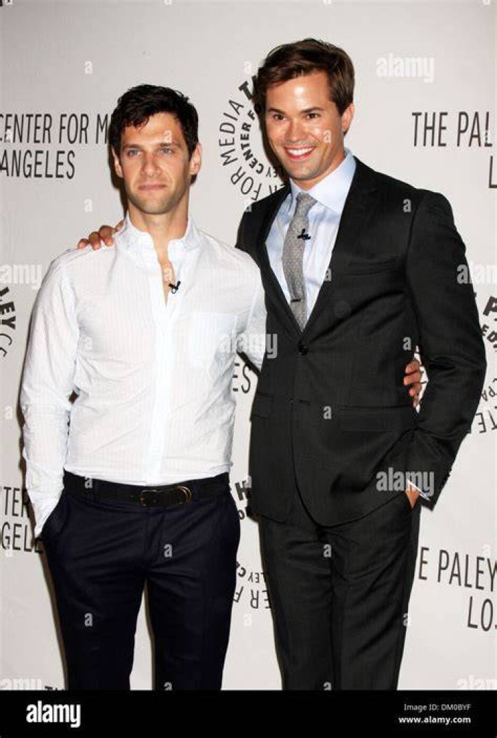 Andrew Rannells and Justin Bartha at the PaleyFest 2013 panel on the TV show The New Normal on March 6