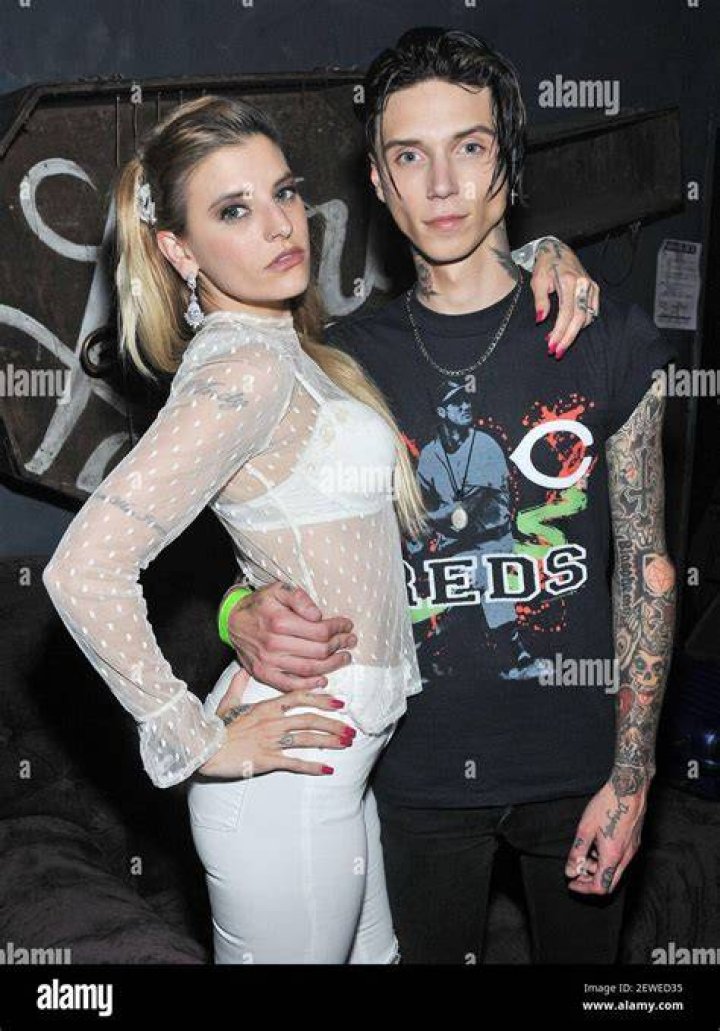 Andy Biersack and Juliet Simms