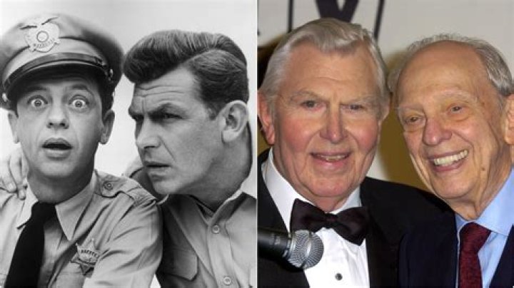 Andy Griffith as seen in a black-and-white picture
