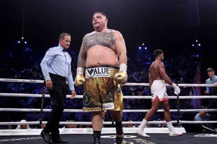 Andy Ruiz Jr. as seen in an Instagram Post in April 2021