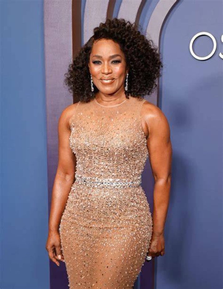 Angela Bassett sporting a black dress at the National Board of Review Awards Gala in New York City in January 2013