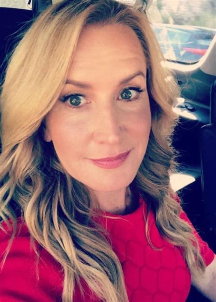 Angela Kinsey in a selfie in October 2018
