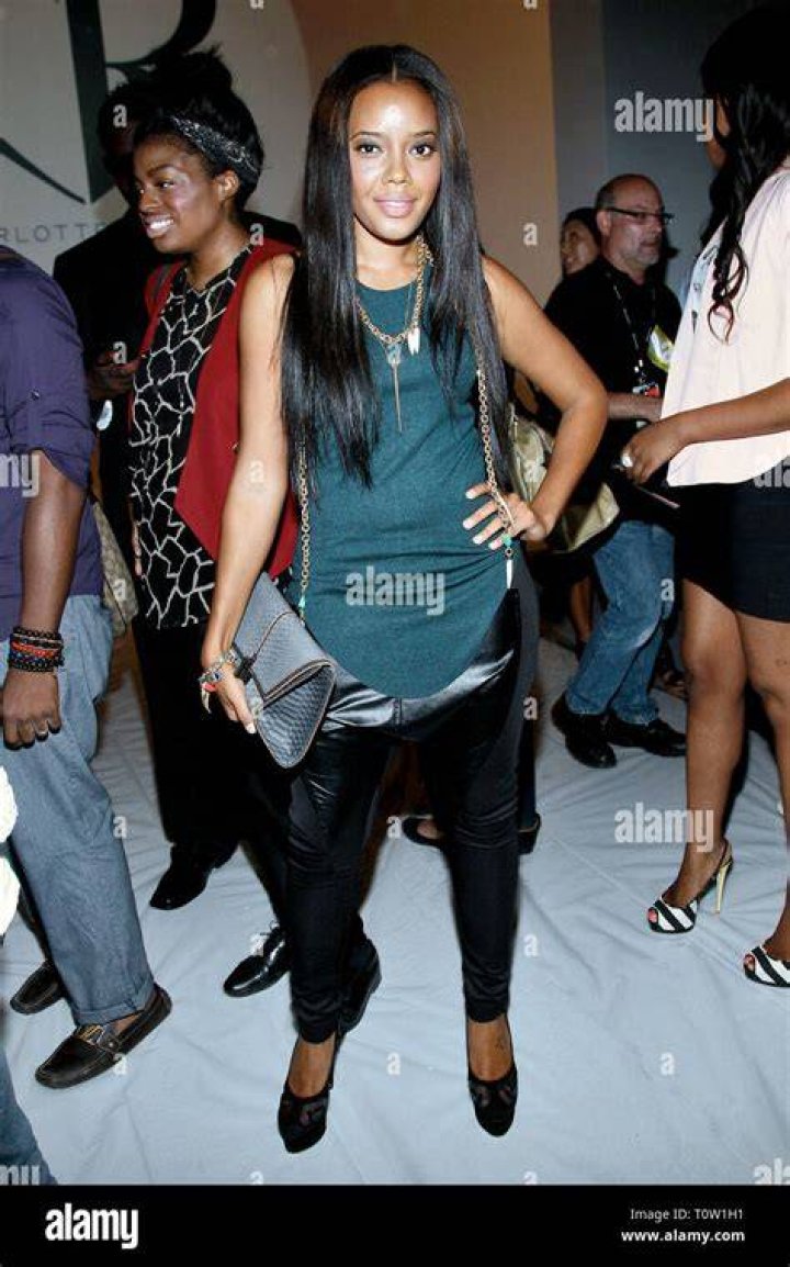 Angela Simmons at Mercedes Benz Fashion Week in September 2012