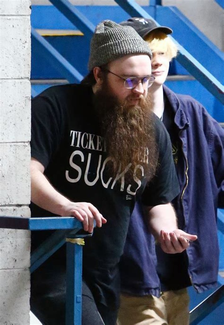 Angus T. Jones in beard