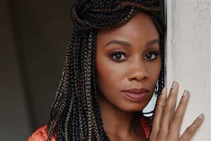Anika Noni Rose as seen while taking a selfie in April 2020