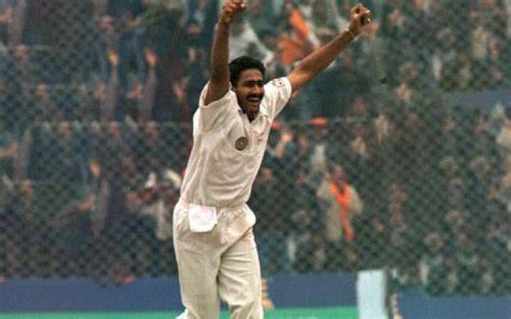 Anil Kumble as seen in a cropped image from an original picture taken on March 26, 2006