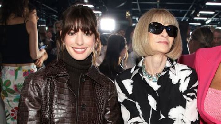 Anna Wintour at the Anne Klein fashion show