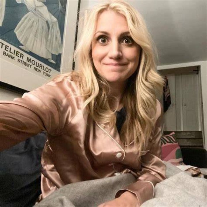 Annaleigh Ashford as seen while smiling in a selfie in November 2021