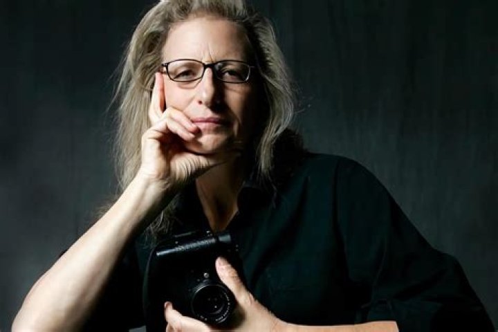 Annie Leibovitz sharing her selfie with Marco Anelli in May 2013