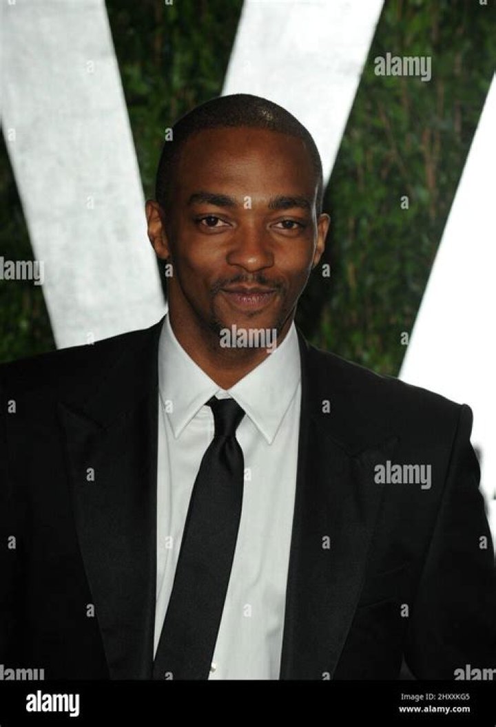 Anthony Mackie at the Vanity Fair Oscar Party in February 2016