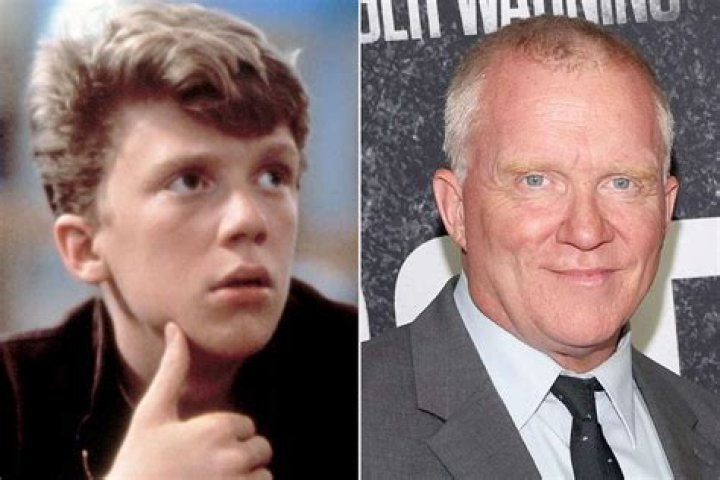 Anthony Michael Hall and his wife Lucia Oskerova _in a selfie that was taken in May 2021