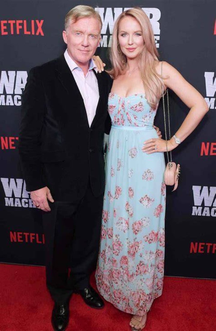 Anthony Michael Hall and Lucia Oskerova _in a selfie taken in September 2020