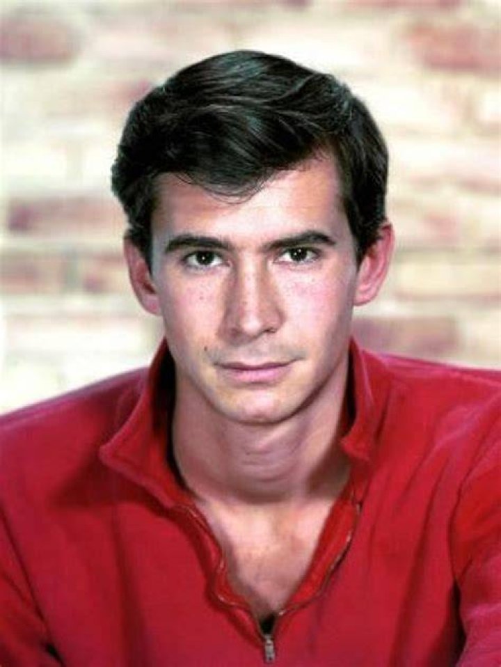 Anthony Perkins (left) as seen with his lover Grover Dale backstage during the production of the Broadway musical Greenwillow in 1960