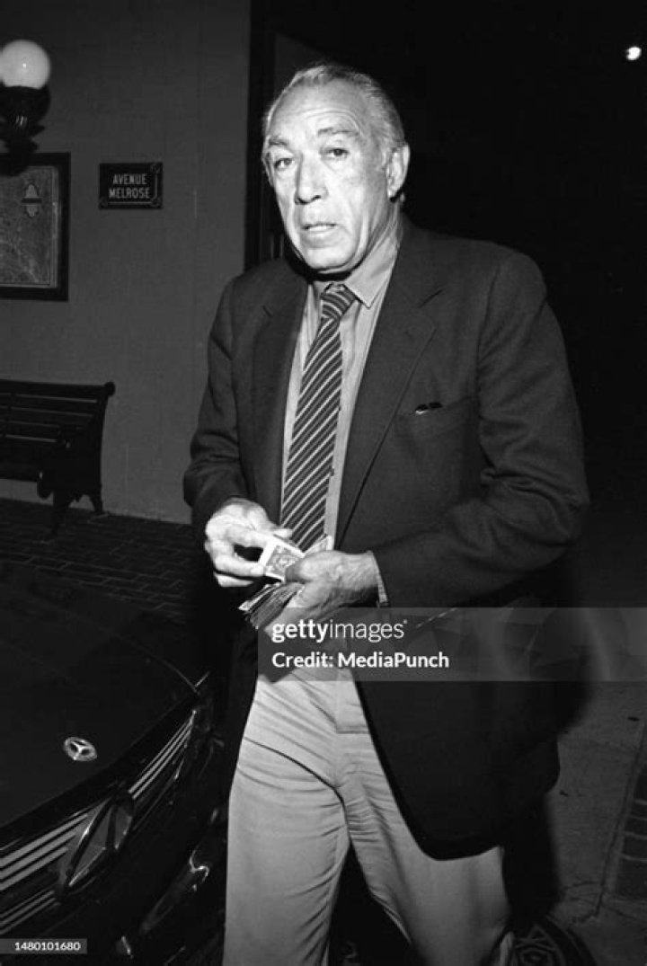 Anthony Quinn as seen in a publicity photo, circa 1960s