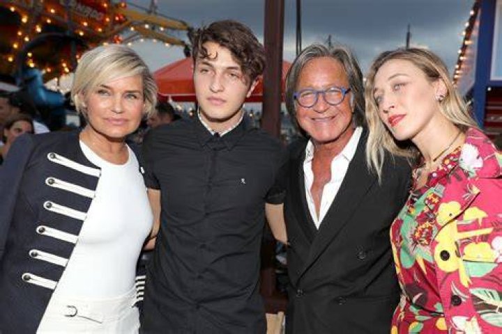 Anwar Hadid and Yolanda Foster at 2015 Victoria's Secret Fashion Show