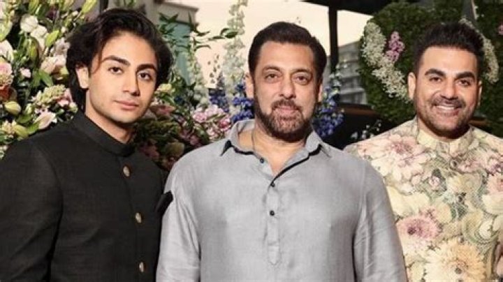 Arhaan Khan as seen with his mother when he was a baby and also when he turned 17 years old