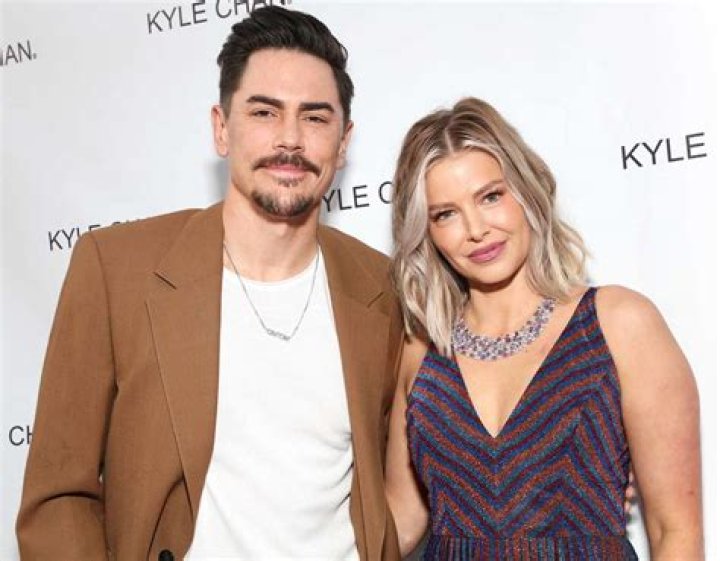 Ariana Madix and Tom Sandoval as seen in July 2017