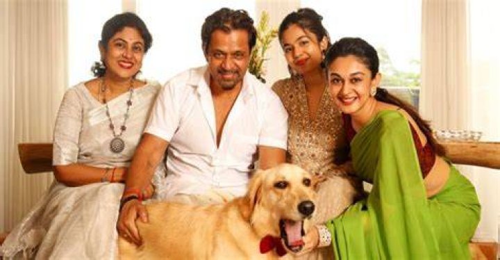 Arjun Sarja and Niveditha Arjun, as seen in April 2020
