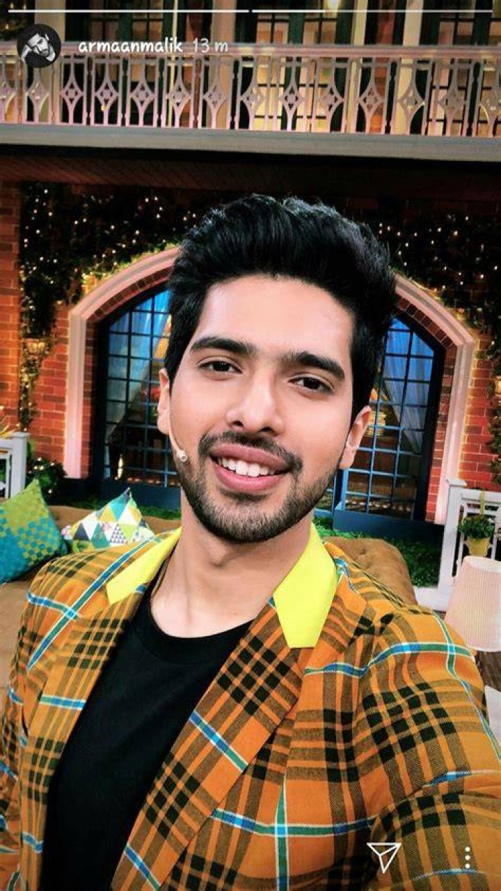 Armaan Malik in an Instagram selfie as seen in January 2018
