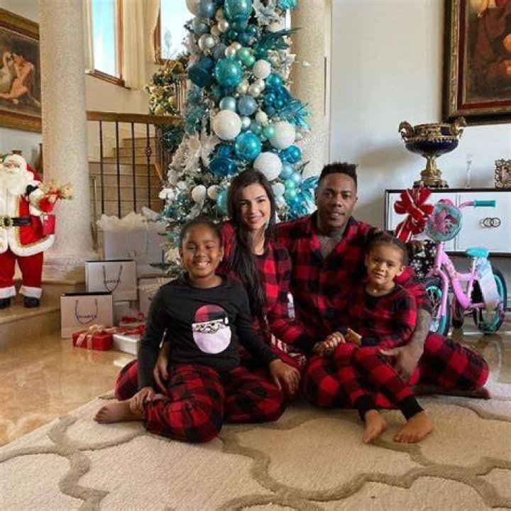 Aroldis Chapman with his family as seen in December 2019