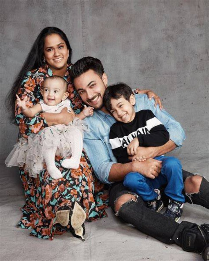 Arpita Khan and her family wishing everyone a Happy Diwali in October 2019