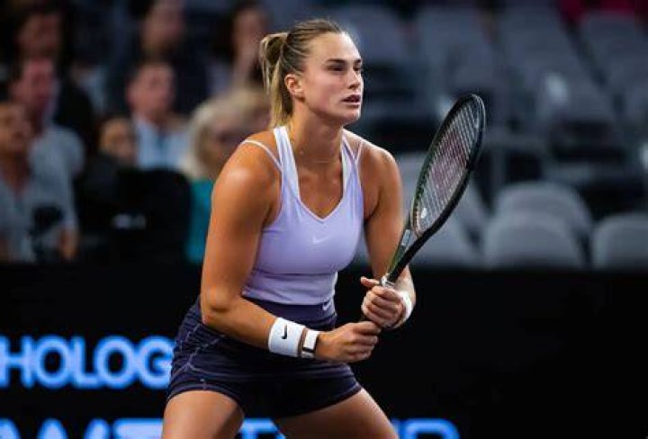 Aryna Sabalenka during a match in May 2019