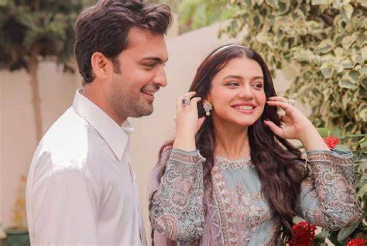 Asad Siddiqui and Zara Noor Abbas in April 2022
