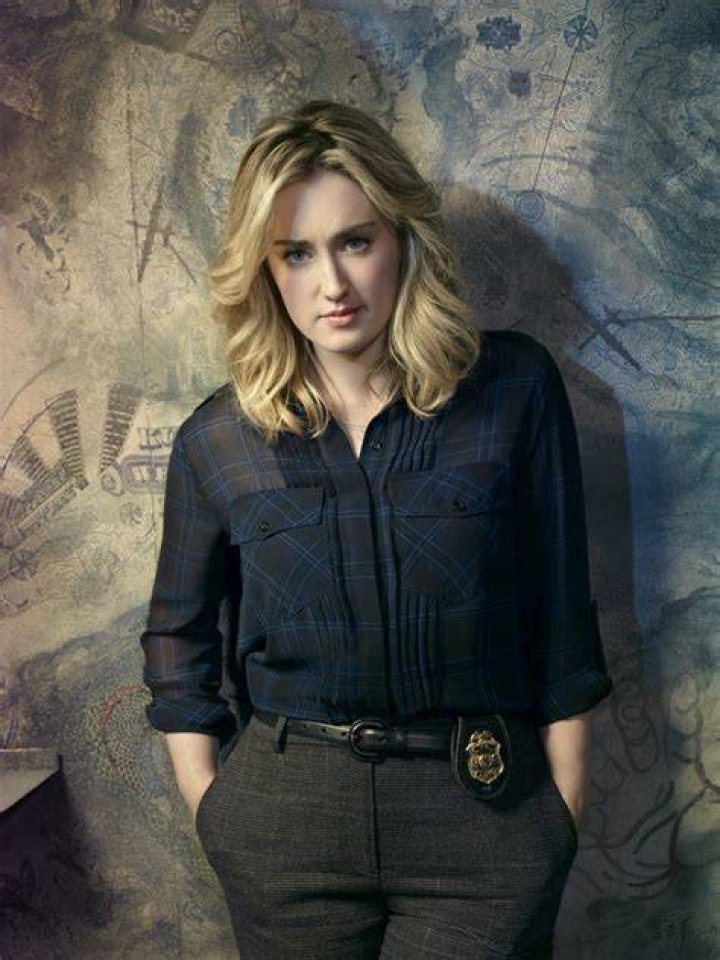 Ashley Johnson at a BlindSpot event on April 11, 2016