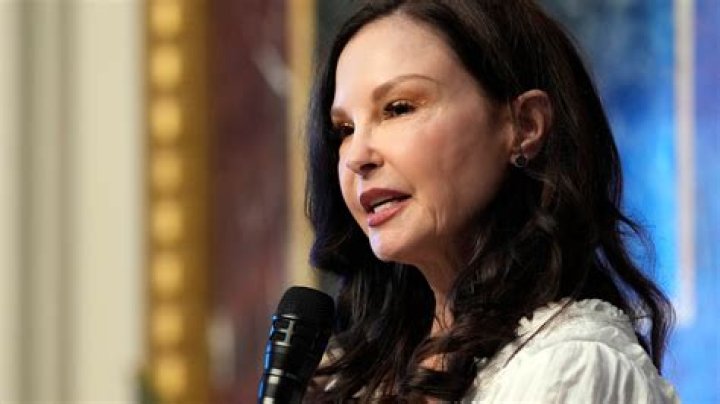 Ashley Judd during the Women's March in Washington on January 21, 2017