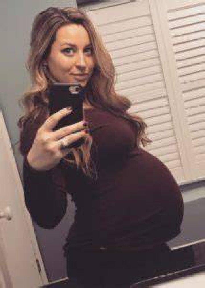 Ashley Leggat as seen while clicking a car selfie in October 2018