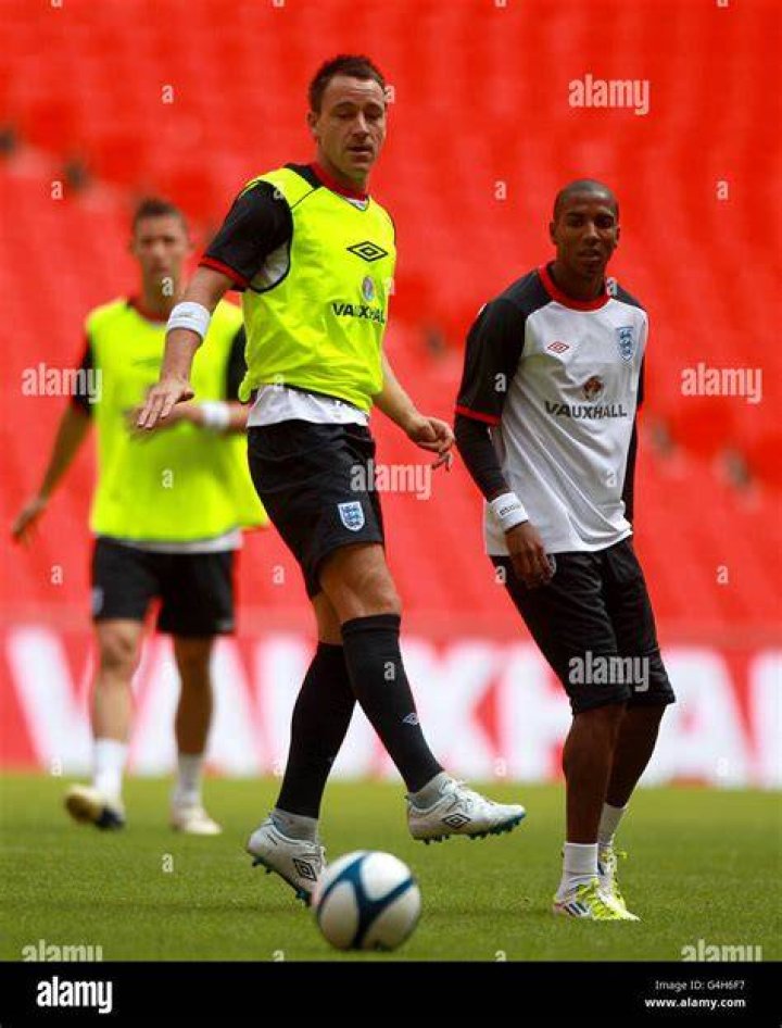 Ashley young during a training session at the 2018 FIFA World Cup in June 2018