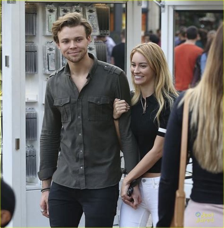 Ashton Irwin and Bryana Holly on the Grove Los Angeles Shopping Trip